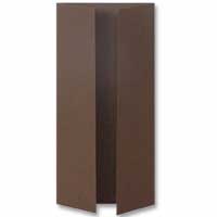 Confetti Chocolate DL wardrobe fold outer jacket W104 x H210mm folded pk 10