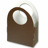 Chocolate handbag favour pk 10
