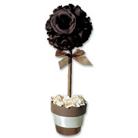 Chocolate topiary tree