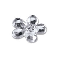 clear flower jewels