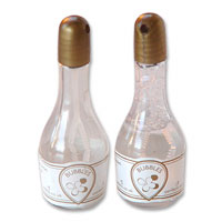 Confetti clear/gold confetti bubbles