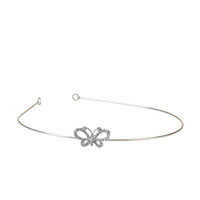 Crystal butterfly headband by Jon Richard