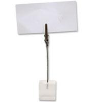 Cube clip card holder