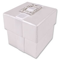 Confetti Diamante buckle favour box pk of 10