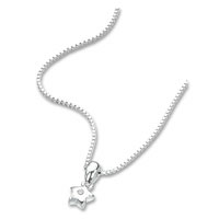 Diamond star pendant