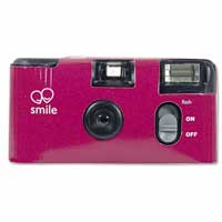 Confetti Disposable camera, hot pink