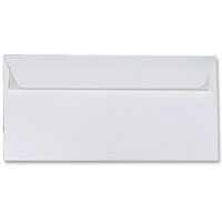 Confetti DL soho hammer white envelope pk 10