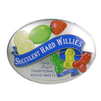 Fruity willies in tin 90g