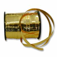 Confetti gold curling ribbon