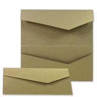 Gold DL cheque bk pocket pk10