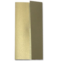 Confetti Gold DL wardrobe fold outer jacket W104 x H210mm folded. pk of 10