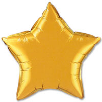 Gold Star foil balloon 20