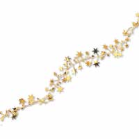 Confetti Gold stars wire garland