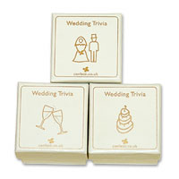 Confetti gold trivia box set