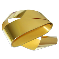 Confetti gold wedding car ribbon