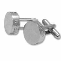 Groom round cufflinks