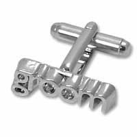 Groom word cufflinks
