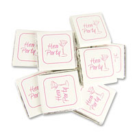 Confetti Hen party chocolates pk 20