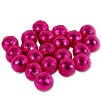 Confetti Hot pink chocolate balls blk bag