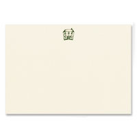 Confetti house icon ivory cards