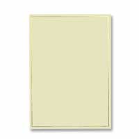 Ivory/gold printable A6 foil border cards W105 x H148mm. pk of 10
