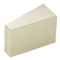 ivory ribbed cake box