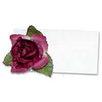 Confetti large burgundy open roses