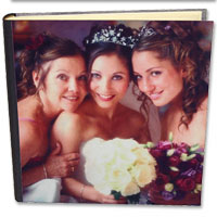 Confetti large personalised colour photo album