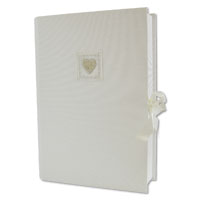 Confetti large silver bead heart keepsake box