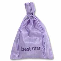 Lilac best man large gift bag