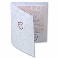 Confetti Love Hearts lottery holder pk of 10