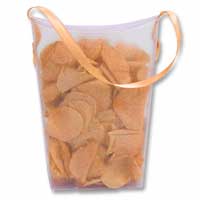 Confetti Mandarin ribbon handle petal bag