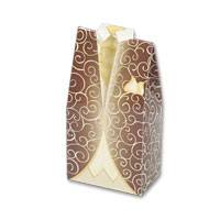 Mens chocolate design tuxedo pk of 10