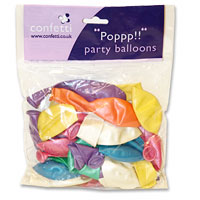 Mixed latex balloons