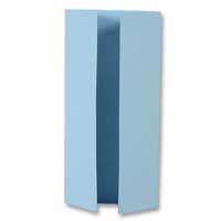 Confetti Pale blue dl wardrobe outer W104 x H210mm folded. pack of 10