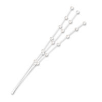 Confetti pearl wire bead spray