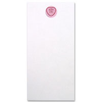Pink baby girl Love Heartandreg; DL insert pk of 10