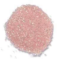 pink hexagon glitter confetti