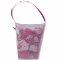 Confetti Pink mix rose petals in handbag