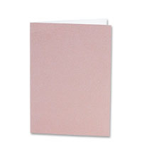 Confetti Pink pearl A6 card fold pk of 10