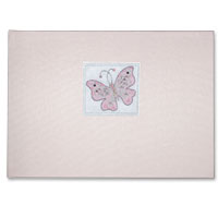 Confetti Pnk butterfly guest book
