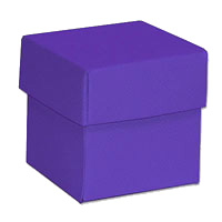 Confetti Purple cyo favour box pk of 10