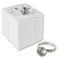 Confetti Silver engagement ring charms pk of 12