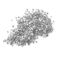 Confetti silver hexagon glitter confetti