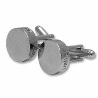 Confetti Usher round cufflinks