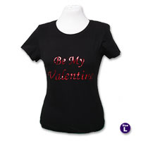 Confetti Valentine t-shirt black large