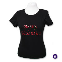 Confetti Valentine t-shirt black medium