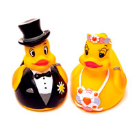 Confetti Wedding ducks