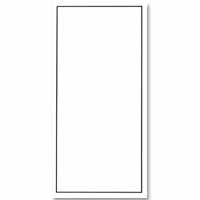 White black border DL insert pk of 10