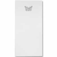Confetti White butterfly insert to fit wardrobe fold/DL pocket outer pk of 10